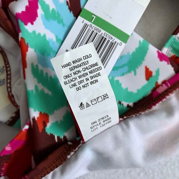 Esprit NWT Tropical Bikini Swim Bottom Women L - Picture 11 of 11